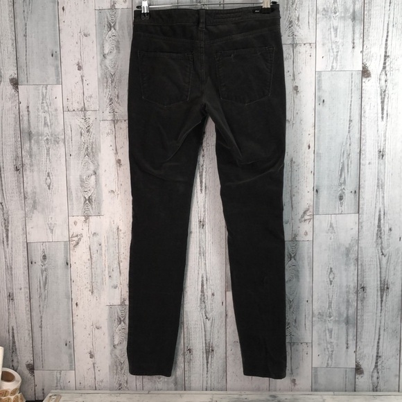 Anthropologie Pilcro and The Letterpress Serif Stone Gray Skinny Corduroy 26 - Picture 2 of 11